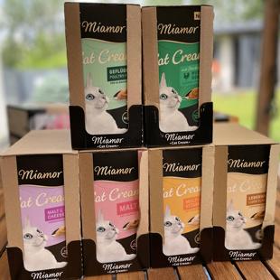 现货德国miamor迈阿密猫条零食营养膏化毛膏成幼猫