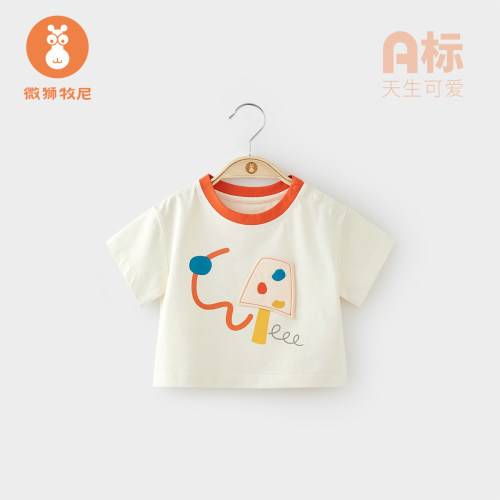 微狮牧尼圆领休闲短袖