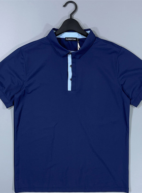 老百姓 元 美式FLORENTINO功能抗菌料翻领扣子衬衫领高弹门襟短袖