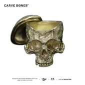 CARVE BONES刻骨黄铜高级感烟灰缸骷髅摆件个性 潮流客厅轻奢收纳