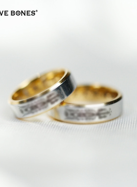 情侣对戒戒指刻骨钛钢