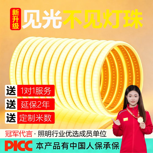 led硅胶灯带超亮自粘氛围软灯条