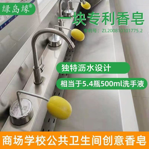 绿岛缘壁挂式支架抑菌洗手香皂