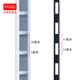 店货架条aa柱条不锈钢黑色白色黑钛玫瑰金不锈钢梯柱aa柱 老房服装