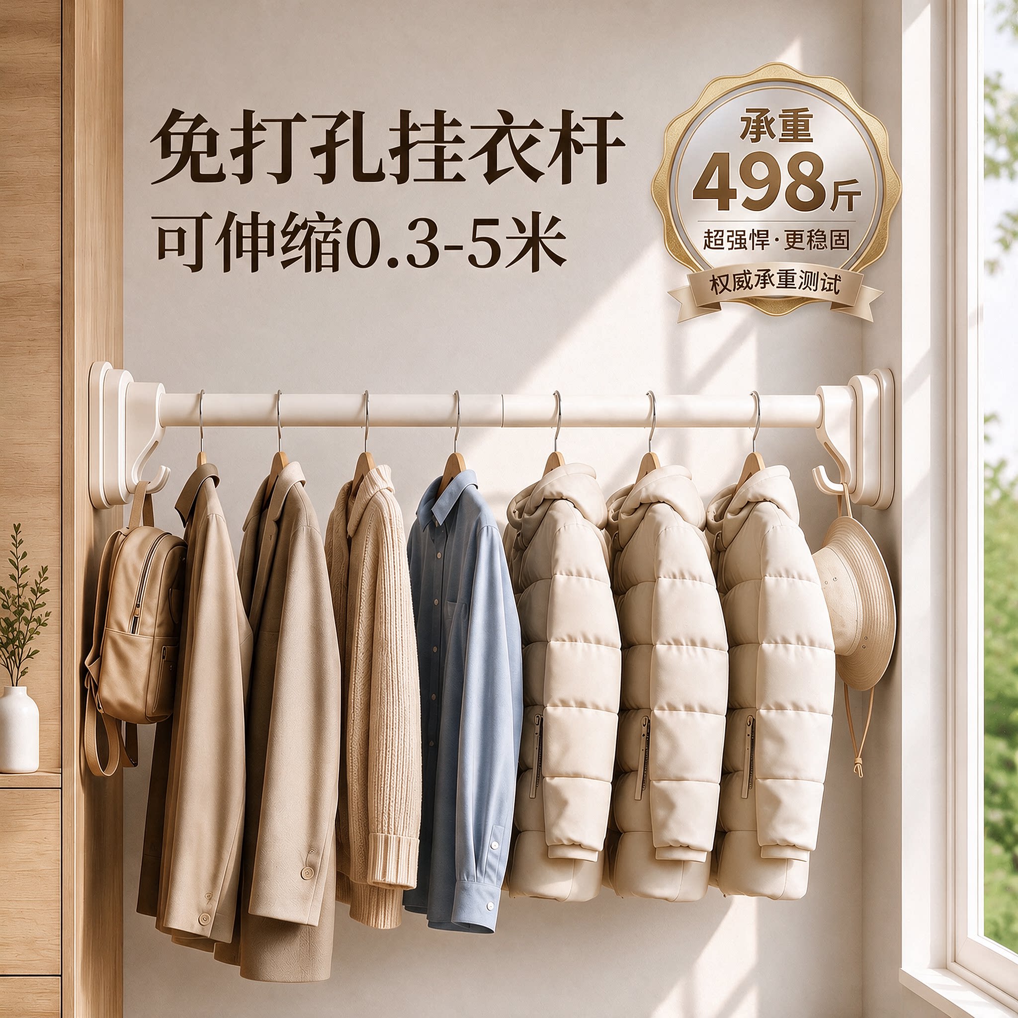 【一掰秒安装】超强承重498斤图片