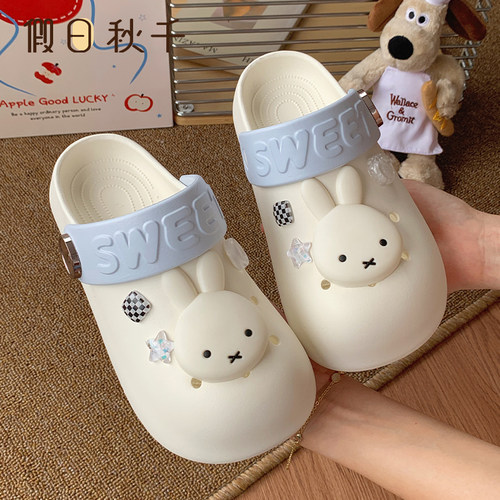 假日秋千厚底女款足弓支撑洞洞鞋