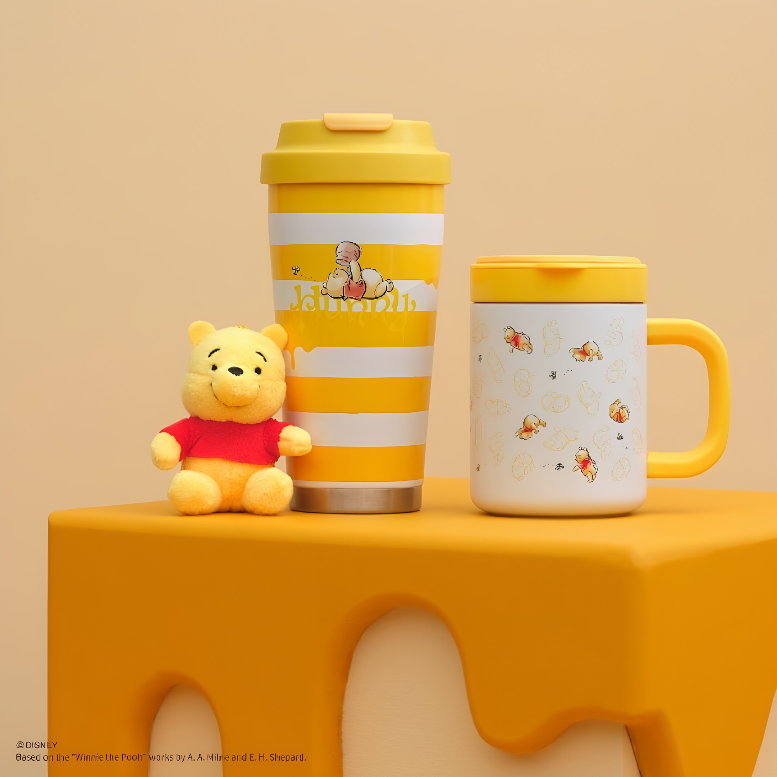 予 日本代购 afternoon tea维尼熊联名  马克杯 保温杯 茶壶图片
