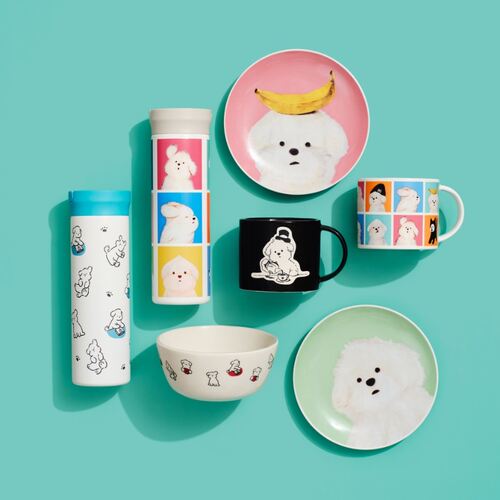 予 日本代购 afternoon tea 与韩国艺术家YEYE联名 马克杯 保温杯