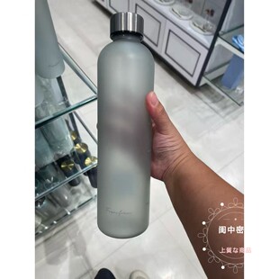 日本代购 francfranc 夏季新款运动水壶水杯冷水杯 折叠硅胶杯