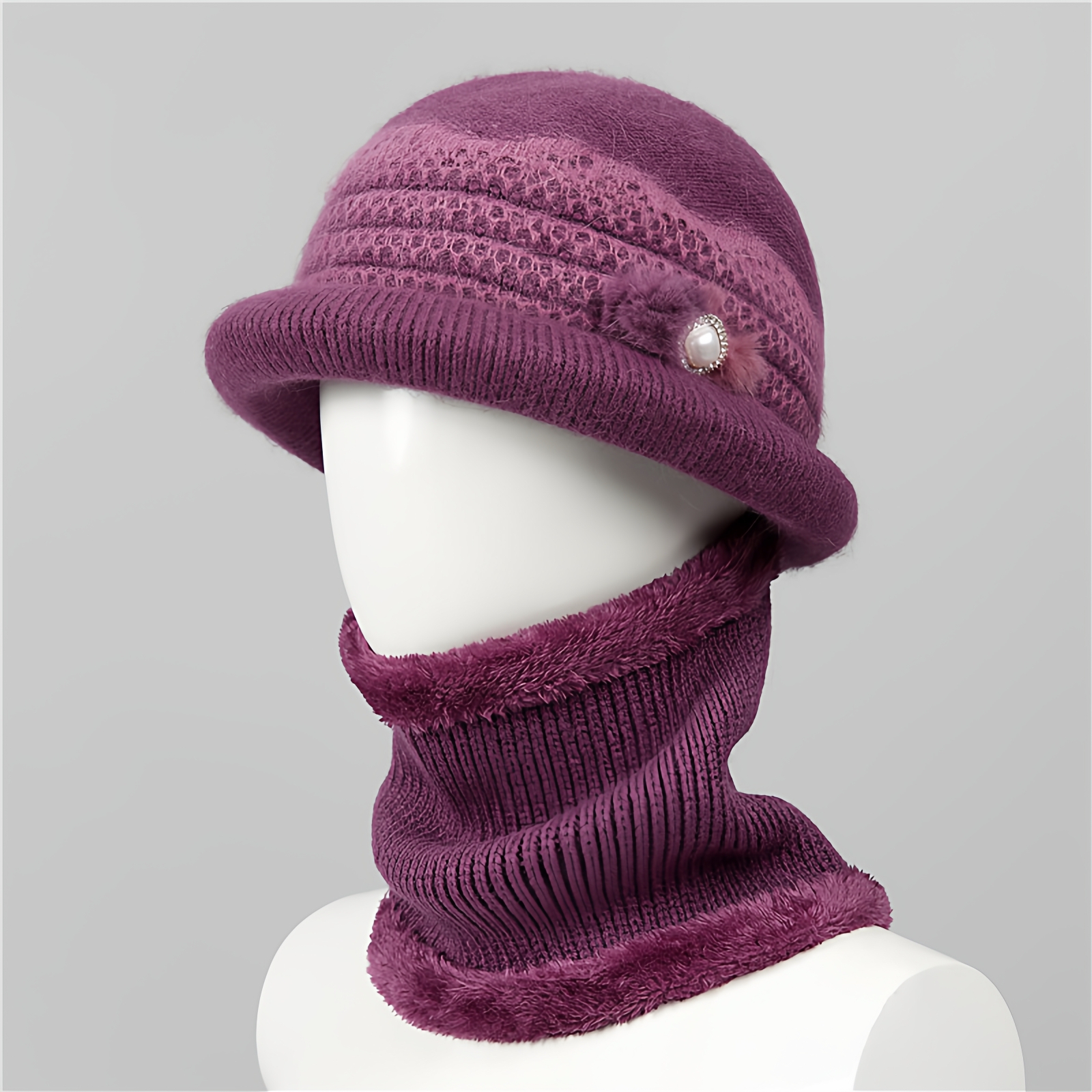 中老年人帽子女冬季新款妈妈帽