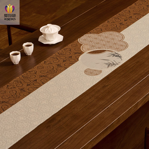 竹摇清影防水茶席爱奇葩原创设计