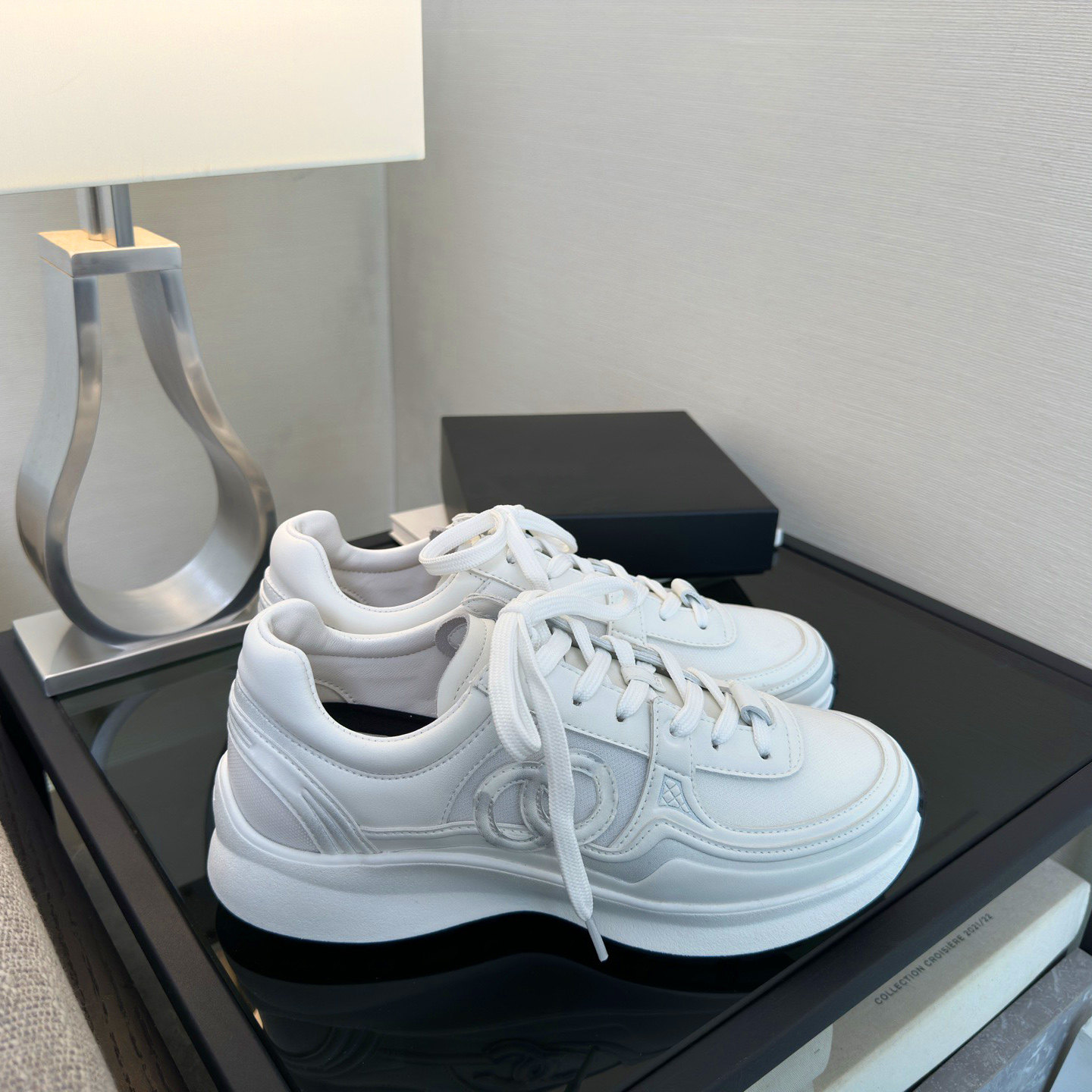 26c春季小香风银角大王老爹女真皮厚底网纱黑武士系带休闲运动鞋,女鞋,时尚休闲鞋,淘宝优惠券,粉丝福利购,淘宝优惠卷