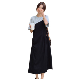 大货已出!!!2023年新款拼色连衣裙女款式大摆女款 1625-P95-K148图片