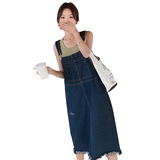货已出!!!2023年新款大码牛仔背带裙女宽松高腰1622-P95-K148，女装连衣裙，浙宝179