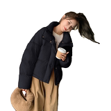 2023冬季新款羽绒外套90白鸭绒大码703-P285-K428，女装棉衣/棉服，浙宝179