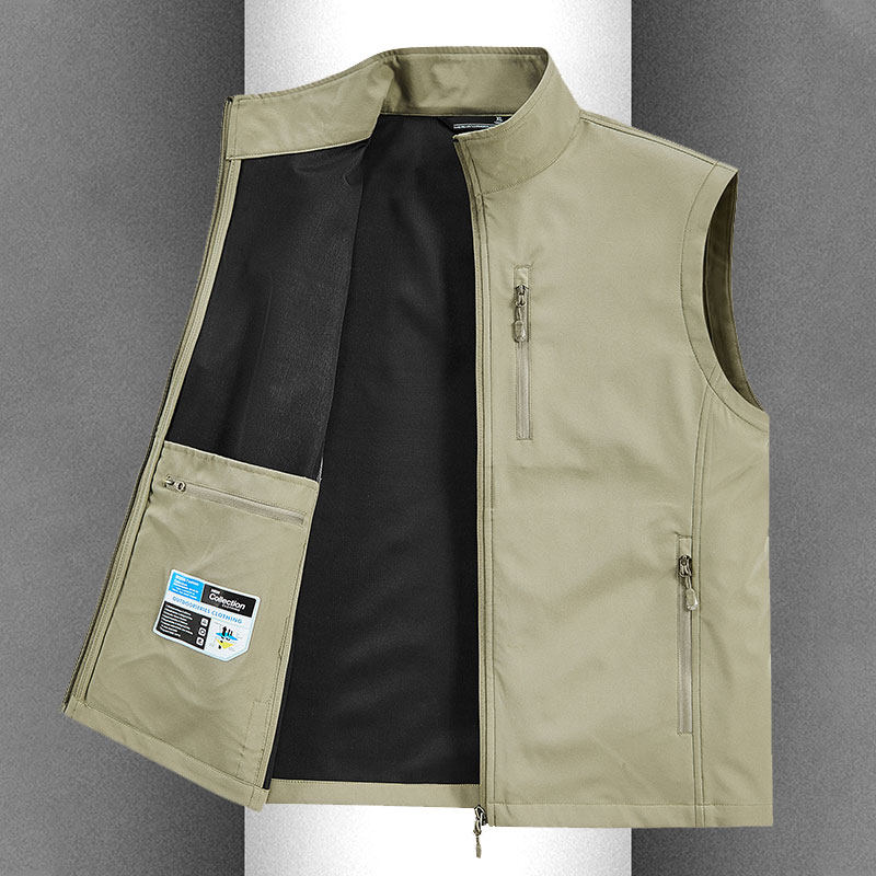 春秋季马甲男款户外大码宽松无袖多口袋坎肩背心户外休闲马甲上衣,男装,常规马甲,淘宝优惠券,粉丝福利购,淘宝优惠卷