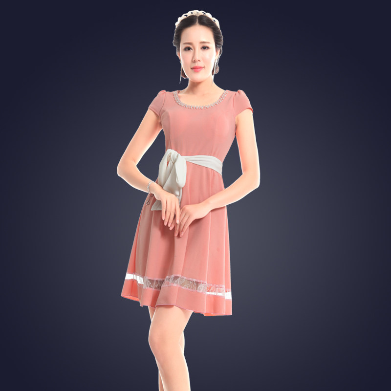 韩版棉麻夜店佳丽工作服短袖上衣