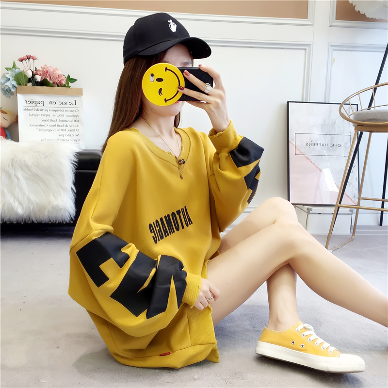 ³¤Ð䱡¿îÉÏÒÂÔçÇïins³¬»ðvÁìÎÀÒÂ2018пîÅ®º«°æ³±¿íËÉÖг¤¿îtÐô