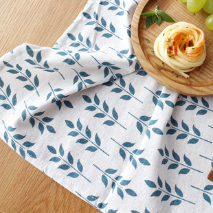 田园小清新棉麻亚麻餐垫长方形美食拍照背景布西餐巾盖布餐布布艺