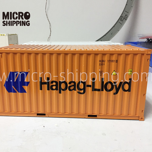 1:20 30厘米合金集装箱模型可开门Hapag-Lloyd个性化定制航运工具