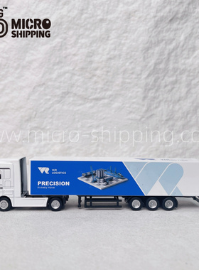WR. GROUP物流运输合金货柜车1：87集装箱车模型航运礼品创意收藏