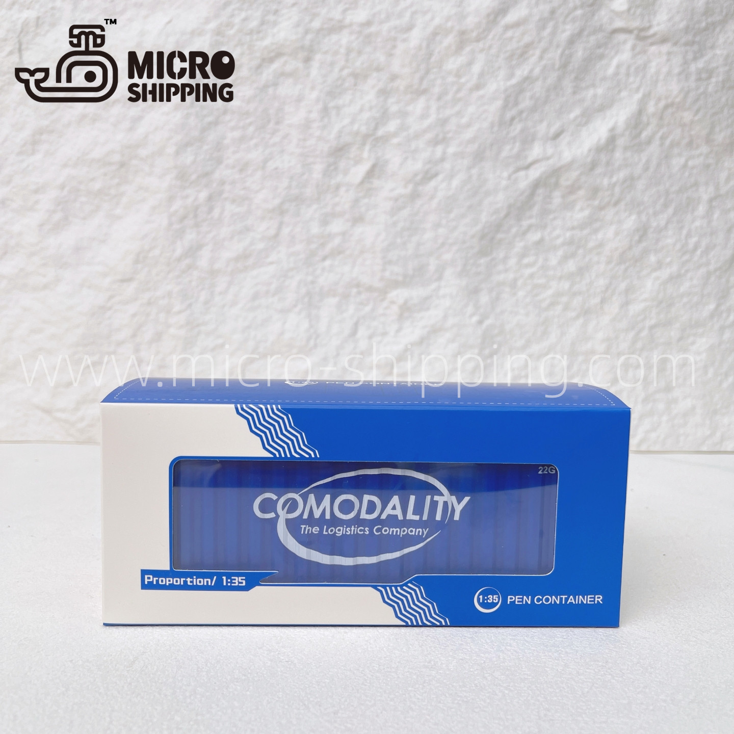 定制Comodality塑胶集装箱笔筒名片夹创意办公用品礼品摆件展会