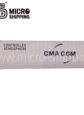 1:10 120厘米合金集装箱模型CMA冷藏柜性化定制航运工具