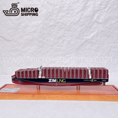 可定制35厘米以星集装 箱船模型货代货轮仿真船舶合金成品摆件模型