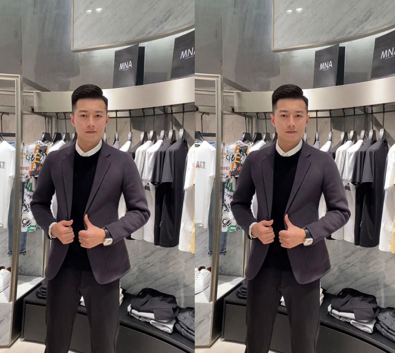 其他时尚都市羊毛修身商务西装