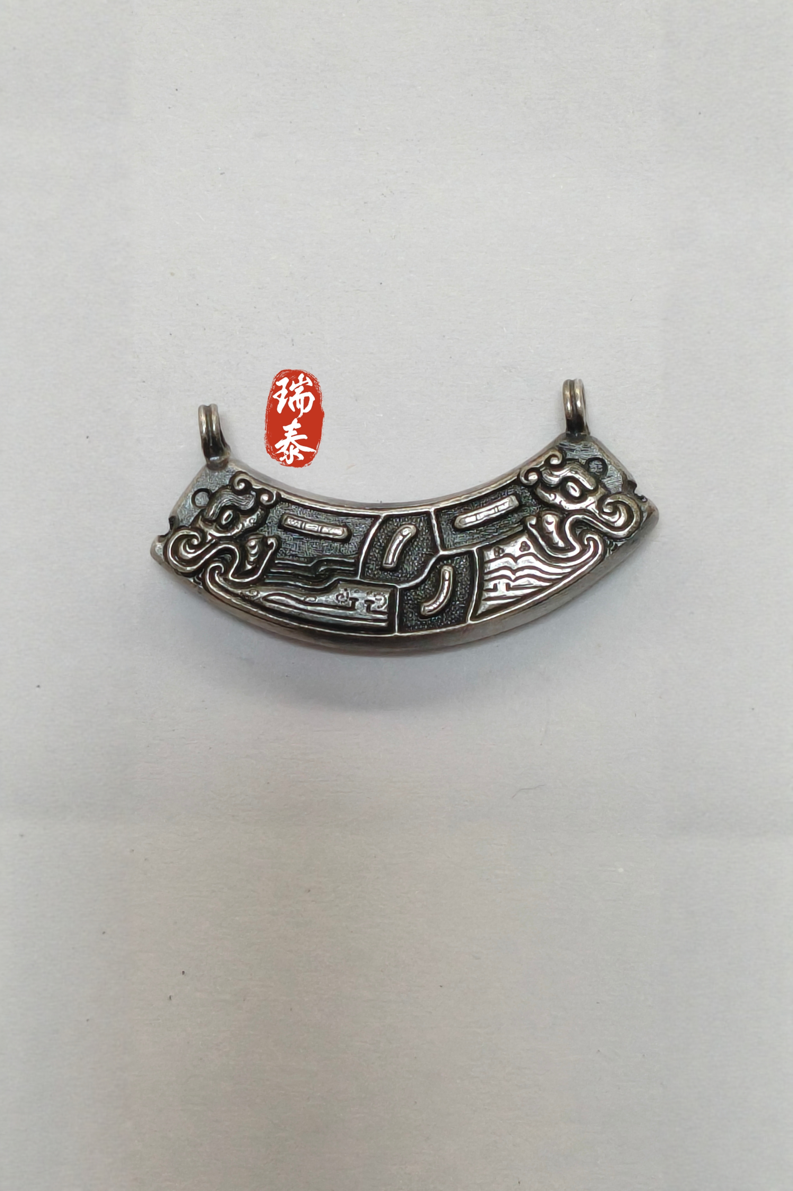 手工錾刻足银配件