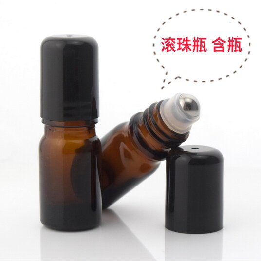 YB瓶配大滚珠加盖含空瓶 5ml100ml30ml15ml茶色精油瓶走珠玻璃|ruв категории Косметика, Другие косметические средства, макияж/косметические средства - от Buy2taobao.com для оказания профессиональной услуги покупки агента Taobao
