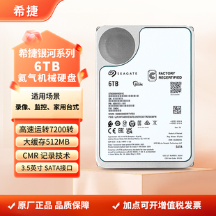 正品希捷银河ST6000NM001C 企业级6tb机械硬盘nas服务器存储监控