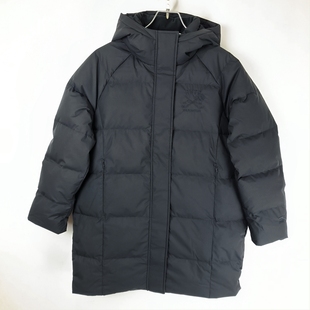 安踏/ANTA2025女款冬季新款防泼水连帽中长款保暖羽绒服162618903