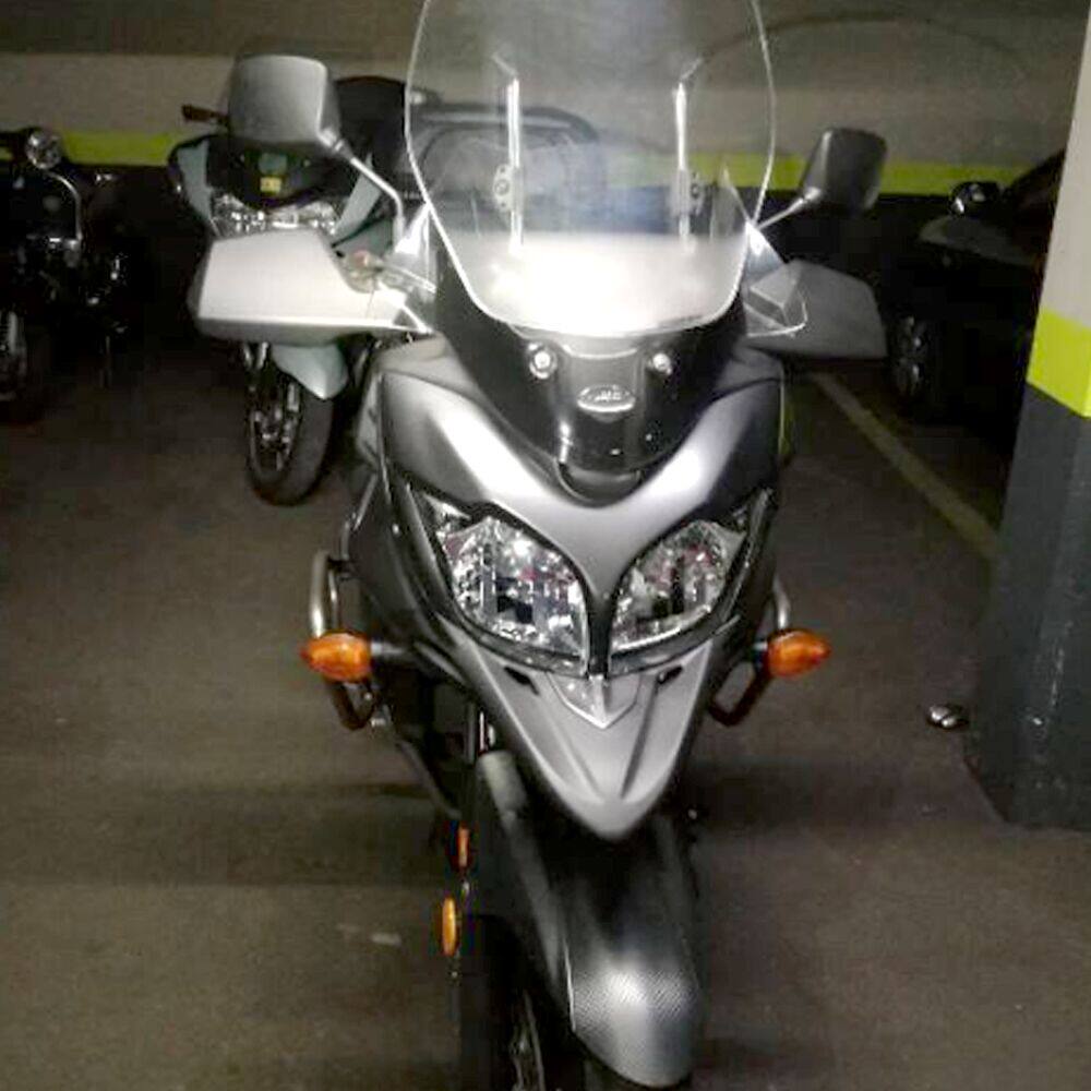 适用铃木DL650 V-STROM加装鸟嘴前板扩展板 前板保护板2012-2017