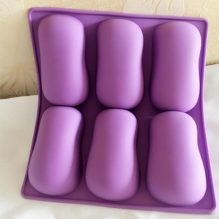 网红快手吃冰块可爱创意胶囊椭圆手捏巧克力冰淇淋食品级硅胶模具