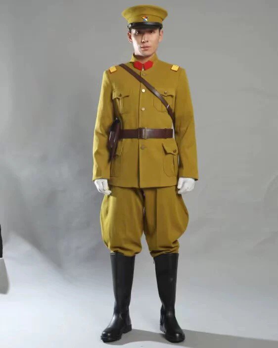 中式东北军将领服装影视剧文章同款衣服剧本杀高端服装国军立领服