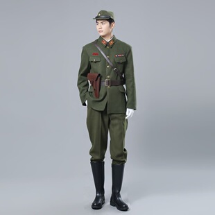日本兵套装日本大佐演出服抗日战争舞台表演服装日本鬼子搞笑套装