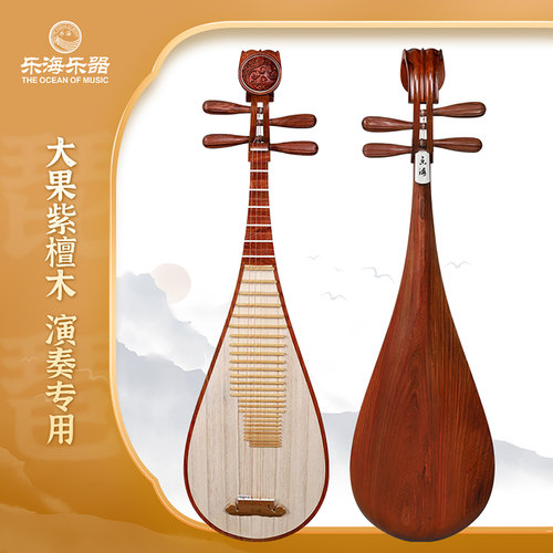 乐海琵琶乐器大果紫檀木材质
