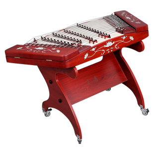 乐海 新品扬琴乐器雪舞霓裳一级非洲紫檀贝雕专业402扬琴DL22L-XN