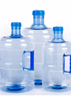 纯净水桶空桶家用桶装水饮水桶小食品塑料车载手提7.5升水桶5L10L