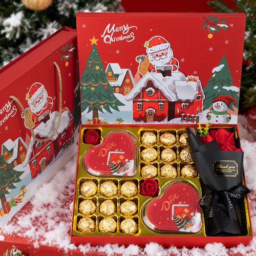 圣诞平安夜苹果巧克力礼物送女友