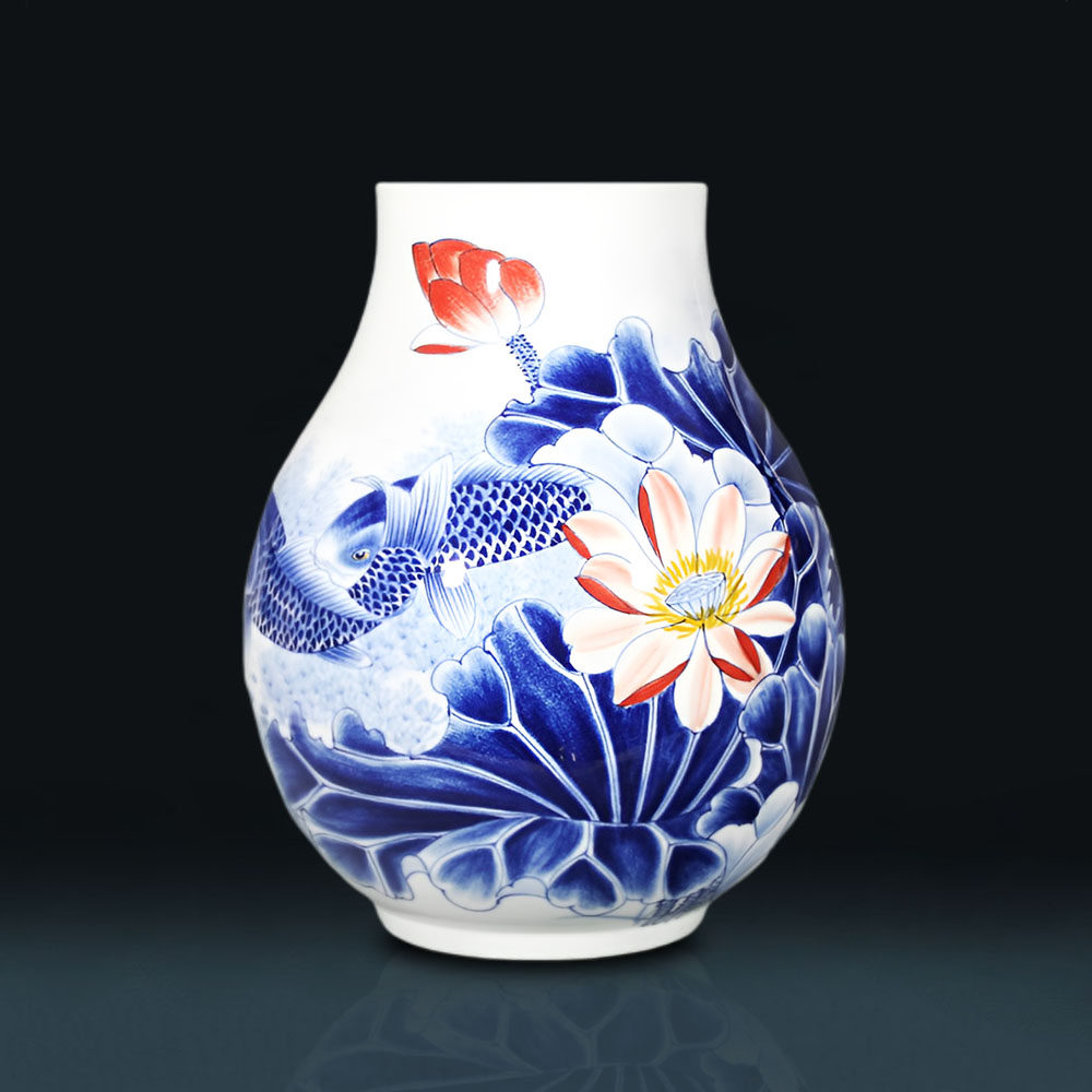 景德镇陶瓷器手绘现代中式