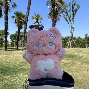 招财猫高尔夫球杆套一号木杆套杆头套帽保护套