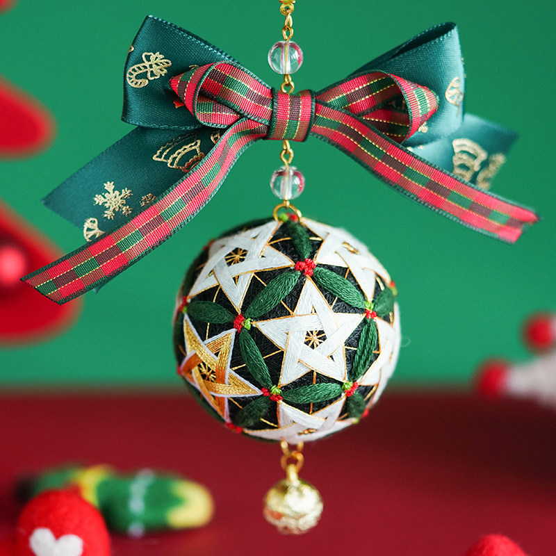 手鞠球DIY手工刺绣钥匙扣平安符香囊挂件材料包情人节礼物送男友,居家布艺,缝纫DIY材料套装,淘宝优惠券,粉丝福利购,淘宝优惠卷