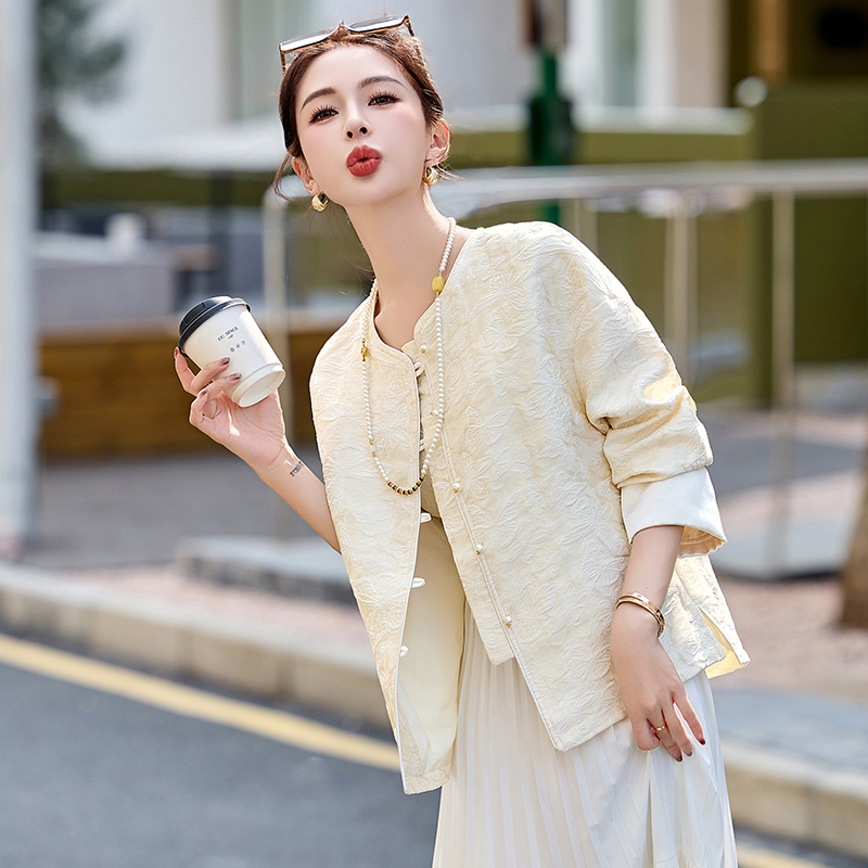 小香风外套女春秋装轻奢高级感名媛气质小个子减龄新中式国风上衣