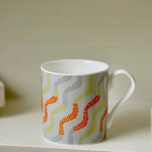 新骨瓷风吹麦浪马克杯300ml微瑕@4 出英国设计师款 4.9