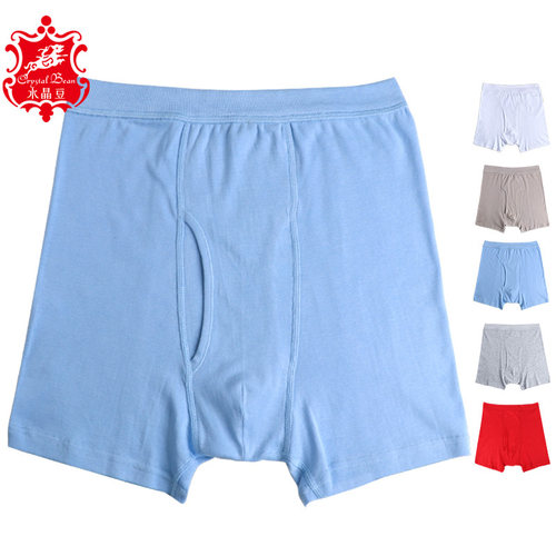 男士纯棉中老年平角内裤