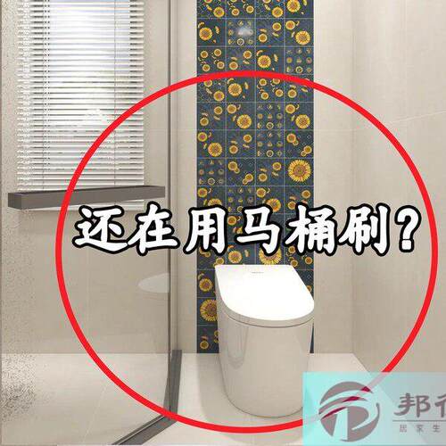 吸盘马桶刷家用无死角壁挂式免打孔厕所卫生间神器专用浴缸置物架