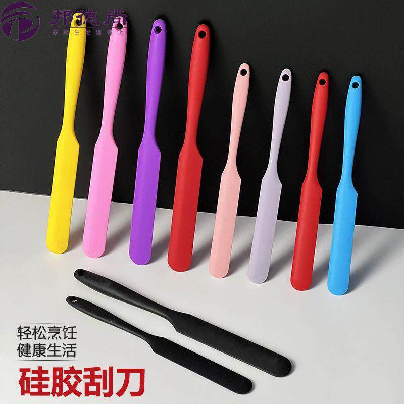 矽胶刮刀长条果酱抹刀烘焙耐高温一体式吻刀食品级奶粉搅拌铲牛油