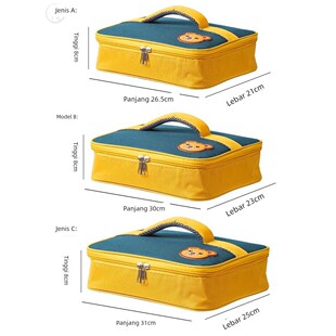 饭盒小学生学生专用袋饭盒兜扁平饭盒袋手提包袋子大容量保温袋